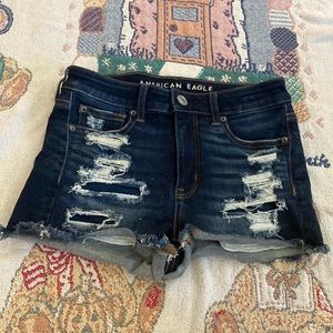 American Eagle Jean Shorty Shorts